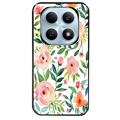 Coque noire taperso pour POCO M8 5G et PRO 5G avec motif fleur des champs protection antichoc personnalisée