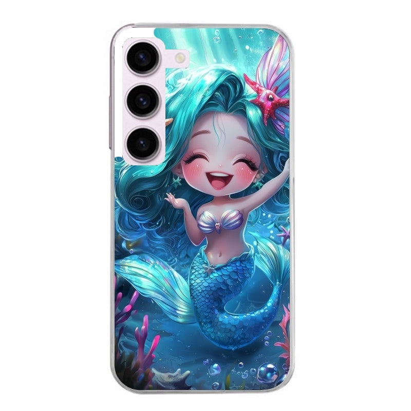Coque taperso pour Galaxy A13 4G et 5G A23 A53 avec motif sirene style anime protection antichoc personnalisée