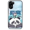 Coque noire taperso pour OnePlus Nord CE5 avec motif panda anime protection antichoc personnalisée