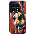 Coque noire taperso pour OnePlus 11 et 12 avec motif lapin tag protection antichoc personnalisée