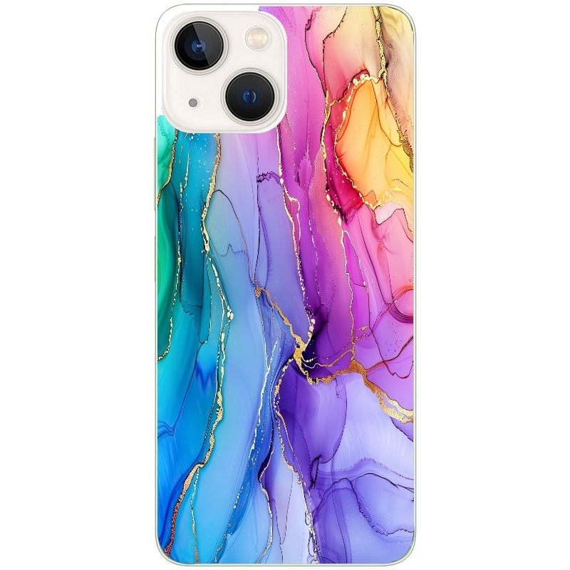 Coque taperso pour Iphone 12 et PRO MINI PRO MAX avec motif marbre tie dye protection antichoc personnalisée