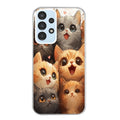 Coque taperso pour Galaxy A13 4G et 5G A23 A53 avec motif chat smile protection antichoc personnalisée