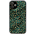 Coque noire taperso pour OPPO A5 PRO 4G et 5G avec motif leopard vert protection antichoc personnalisée