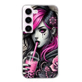 Coque taperso pour galaxy S23 et PLUS ULTRA FE avec motif anime et gothic boba protection antichoc personnalisée