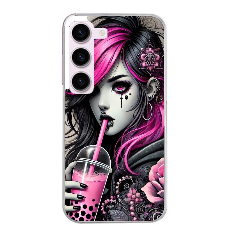 Coque taperso pour Galaxy A13 4G et 5G A23 A53 avec motif anime et gothic boba protection antichoc personnalisée