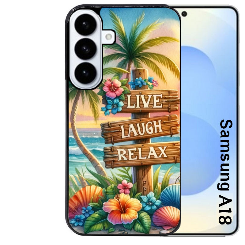 Coque pour Galaxy A08 A18 A28 A38 A58 tropical vacances