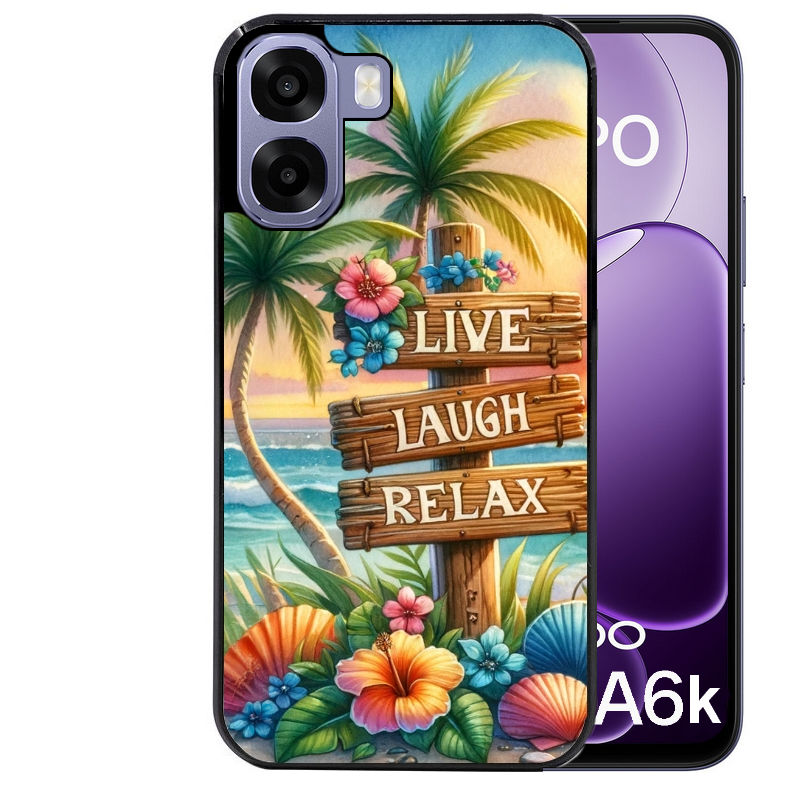 Coque pour Oppo A6 A6 A6K tropical vacances