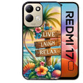 Coque pour Redmi 17 et 17C 4G 5G tropical vacances