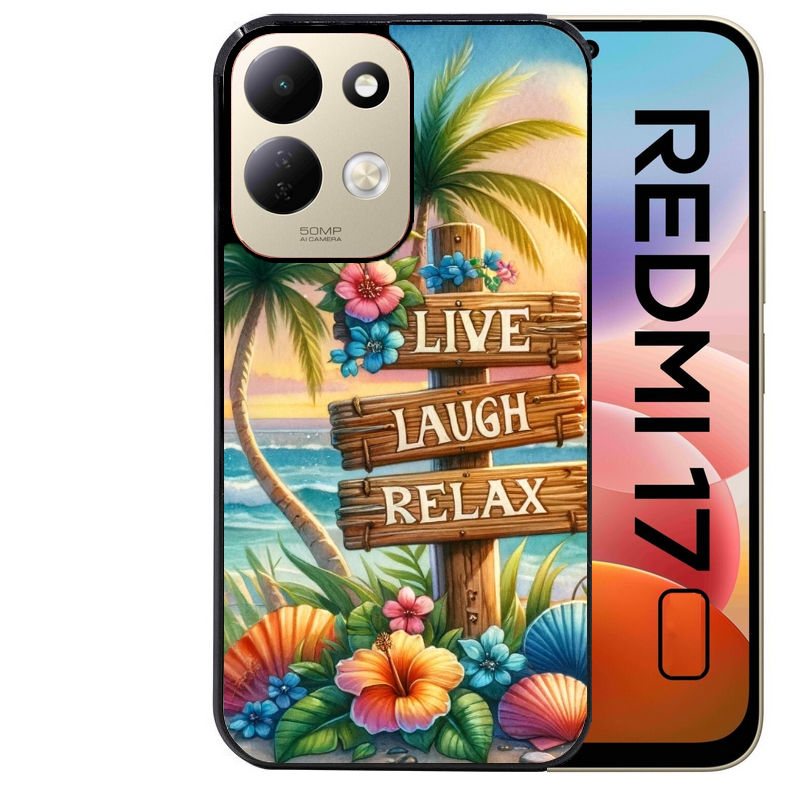 Coque pour Redmi 17 et 17C 4G 5G tropical vacances
