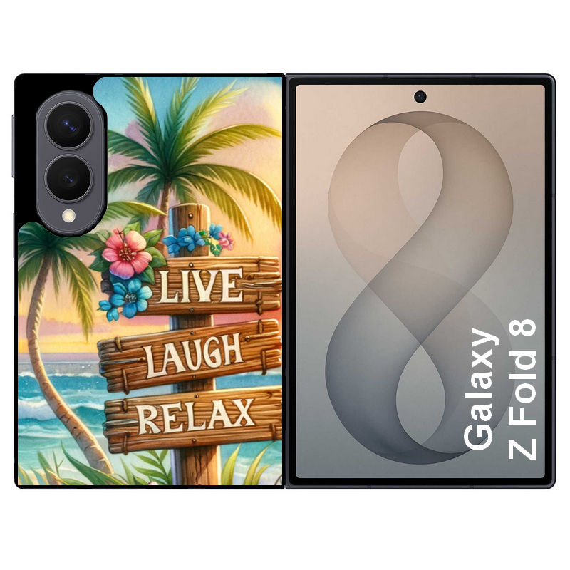 Coque pour Z FOLD 8 tropical vacances