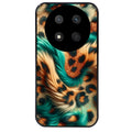 Coque noire taperso pour Magic 7 LITE et PRO avec motif effet fourrure leopard 3 protection antichoc personnalisée