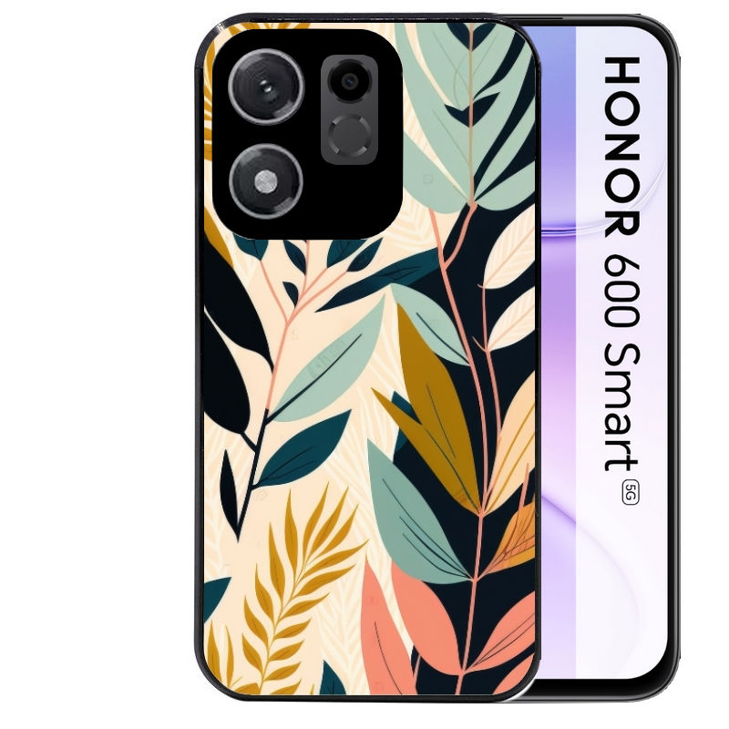 Coque pour Honor 600 SMART vintage et fleur