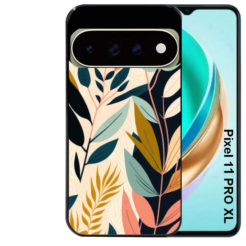 Coque pour Pixel 10 / 11 / PRO / XL vintage et fleur