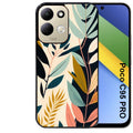 Coque pour POCO C95 PRO vintage et fleur