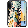 Coque pour POCO C81 PRO vintage et fleur