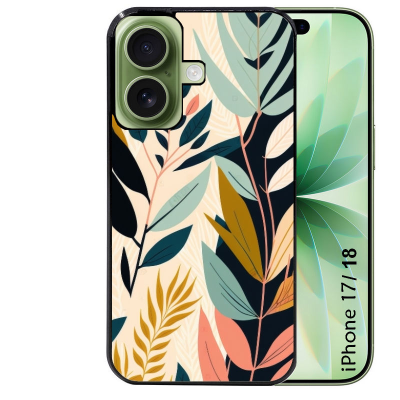 Coque pour Iphone 18 / PRO / PRO MAX / 18E vintage et fleur