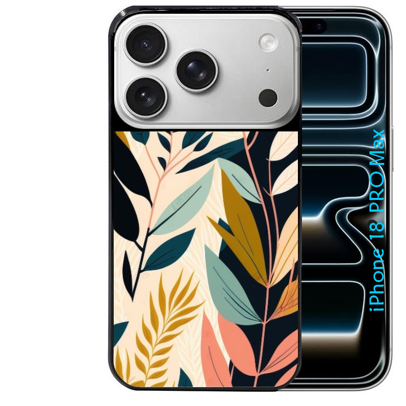 Coque pour Iphone 18 / PRO / PRO MAX / 18E vintage et fleur