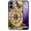 Coque pour Oppo A6 A6 A6K personnalisée voyage et boussole