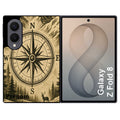 Coque pour Z FOLD 8 personnalisée voyage et boussole