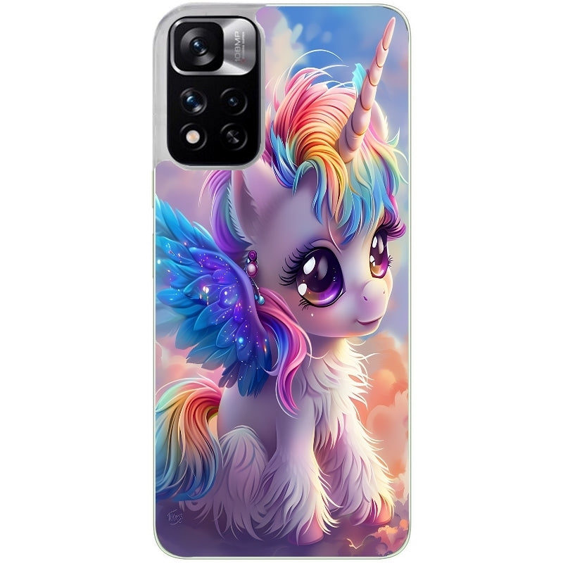 Coque taperso pour Redmi Note 10 4G 5G PRO 10S avec motif licorne style anime protection antichoc personnalisée