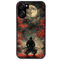 Coque noire taperso pour OnePlus Nord CE5 avec motif samourai et katana protection antichoc personnalisée