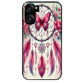 Coque noire taperso pour OnePlus Nord CE5 avec motif dreamcatcher et papillon protection antichoc personnalisée