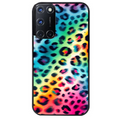 Coque noire taperso pour OPPO A72 4G avec motif leopard arc protection antichoc personnalisée