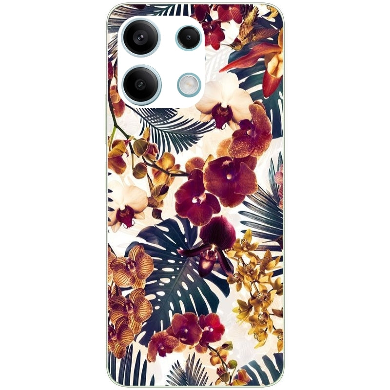 Coque taperso pour POCO X6 5G avec motif jungle couleurs d'automne protection antichoc personnalisée