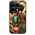 Coque noire taperso pour OnePlus 11 et 12 avec motif fee et fleurs protection antichoc personnalisée