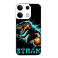 Coque taperso pour POCO M6 PRO 4G avec motif basket et dino personnalisee protection antichoc personnalisée
