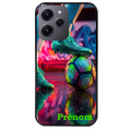Coque noire taperso pour Redmi 12 4G et 5G avec motif foot controle personnalisee protection antichoc personnalisée