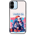 Coque noire taperso pour Redmi A1 et A2 avec motif anime casquette personnalise protection antichoc personnalisée