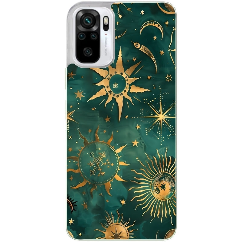 Coque taperso pour Redmi Note 10 4G 5G PRO 10S avec motif lune et astro protection antichoc personnalisée