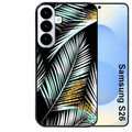 Coque noire taperso pour galaxy S26 et PLUS ULTRA FE avec motif palmier noir protection antichoc personnalisée