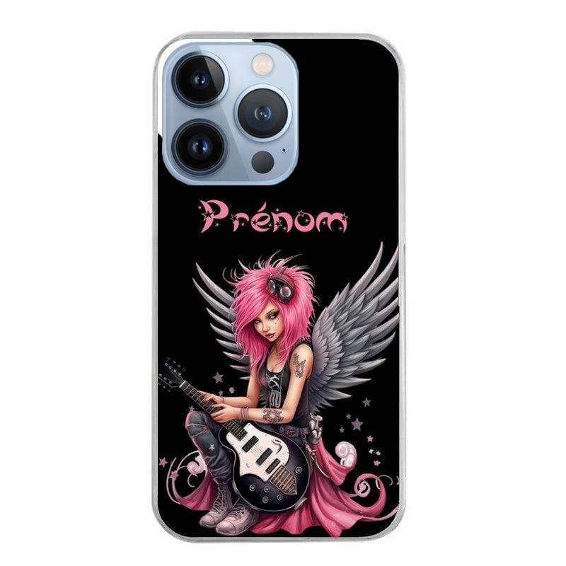 Coque taperso pour Iphone 13 et PRO MINI PRO MAX avec motif fee rock personnalisee protection antichoc personnalisée
