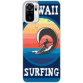 Coque taperso pour Redmi Note 10 4G 5G PRO 10S avec motif hawaii et surf protection antichoc personnalisée