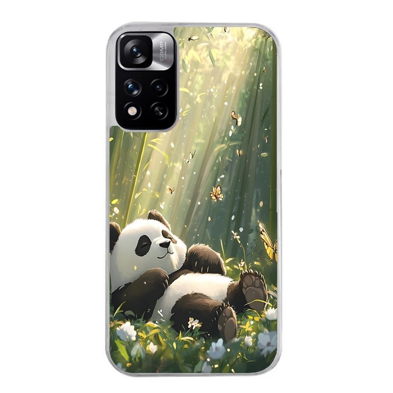 Coque taperso pour Redmi Note 12 4G 5G PRO 4G avec motif panda bambou protection antichoc personnalisée