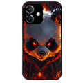 Coque noire taperso pour OPPO A40 avec motif panda very angry protection antichoc personnalisée