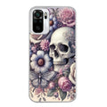 Coque taperso pour Redmi Note 10 4G 5G PRO 10S avec motif tete de mort pastel protection antichoc personnalisée