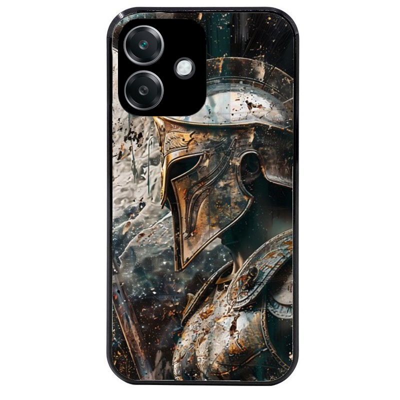 Coque noire taperso pour OPPO A40 avec motif spartan guerrier protection antichoc personnalisée