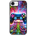 Coque noire taperso pour Iphone 17 17E AIR MAX PRO avec motif gamer electro personnalisee protection antichoc personnalisée