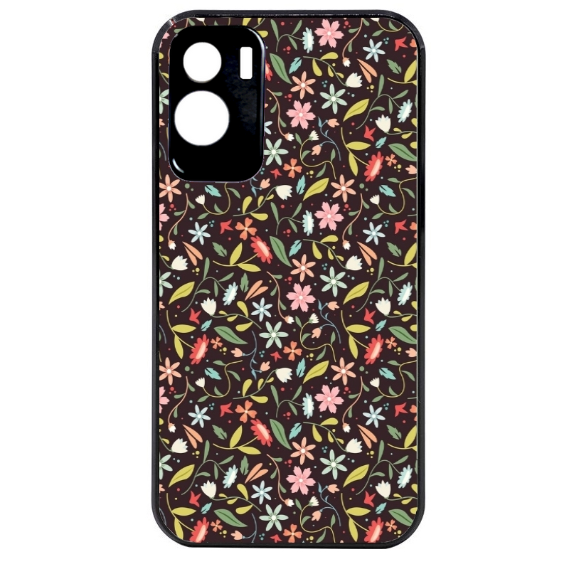Coque noire taperso pour Honor 70 LITE 90 et LITE avec motif petites feurs multicolores protection antichoc personnalisée