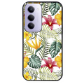 Coque noire taperso pour Redmi 15 4G et 5G avec motif jungle et fleur hibiscus protection antichoc personnalisée
