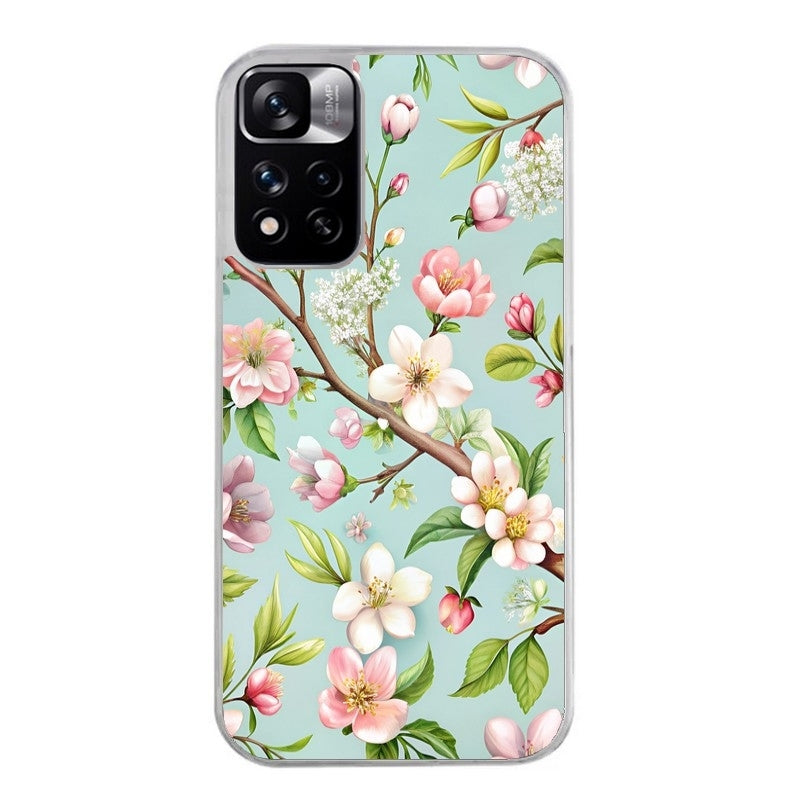 Coque taperso pour Redmi Note 12 4G 5G PRO 4G avec motif fleur de printemps protection antichoc personnalisée