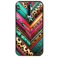 Coque noire taperso pour OPPO Reno 2 et 2Z avec motif chevron texas protection antichoc personnalisée