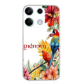 Coque taperso pour POCO X6 5G avec motif perroquet personnalisee protection antichoc personnalisée