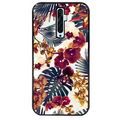 Coque noire taperso pour OPPO Reno 2 et 2Z avec motif jungle couleurs d'automne protection antichoc personnalisée