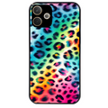 Coque noire taperso pour OPPO A5 PRO 4G et 5G avec motif leopard arc protection antichoc personnalisée