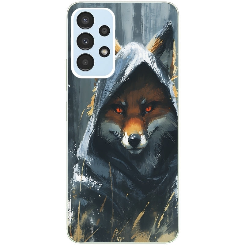 Coque taperso pour Galaxy A13 4G et 5G A23 A53 avec motif renard fox des bois protection antichoc personnalisée
