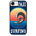 Coque noire taperso pour Iphone 17 17E AIR MAX PRO avec motif hawaii et surf protection antichoc personnalisée